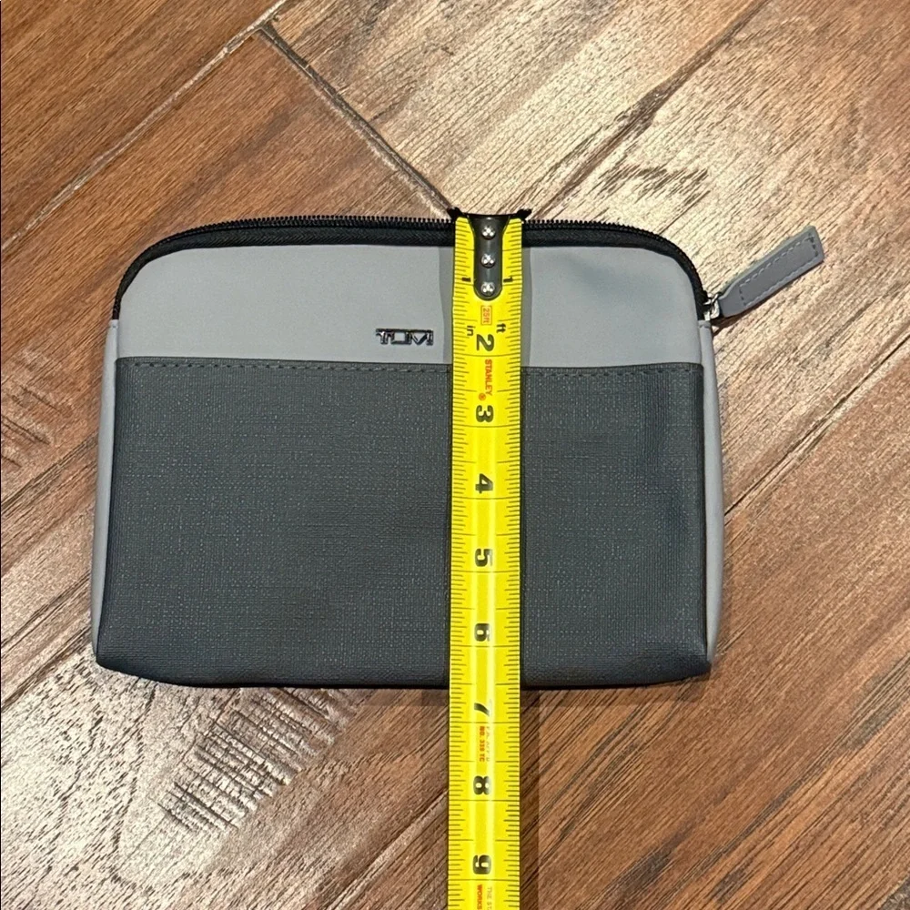 NEW! TUMI Two-Tone Gray Toiletry Bag